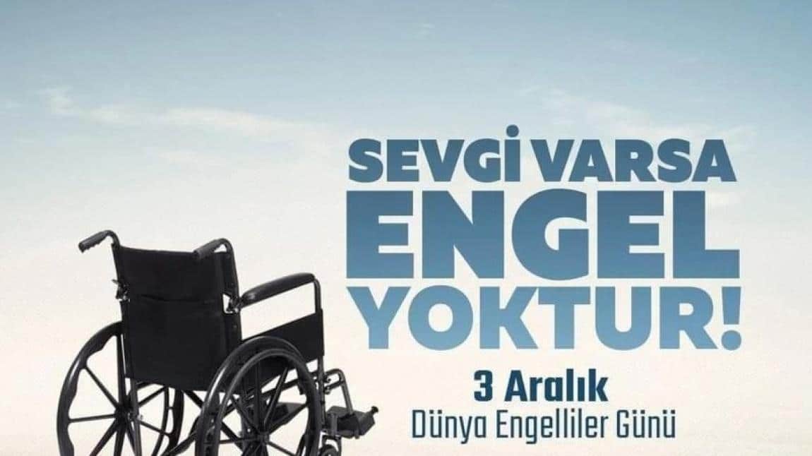 3 Aralık Dünya Engelliler Gününde Anasınıfı Öğrencilerinin Etkinliği